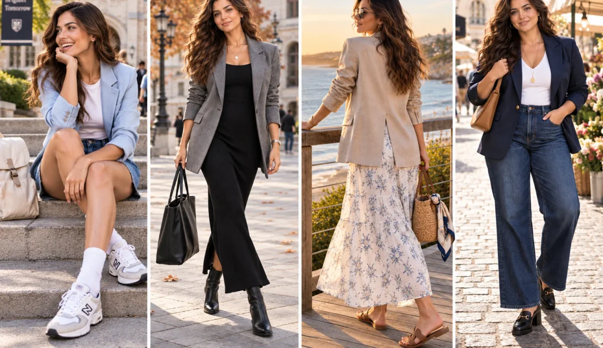 casual blazer outfits