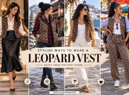 Leopard Print Vest Outfit