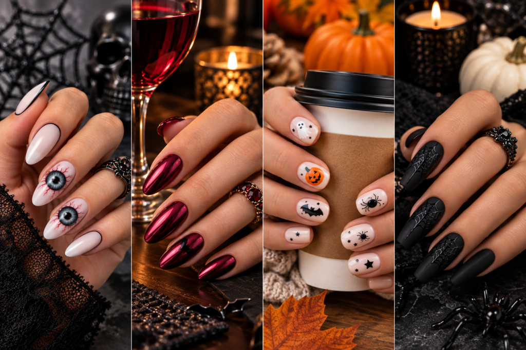 halloween nail designs
