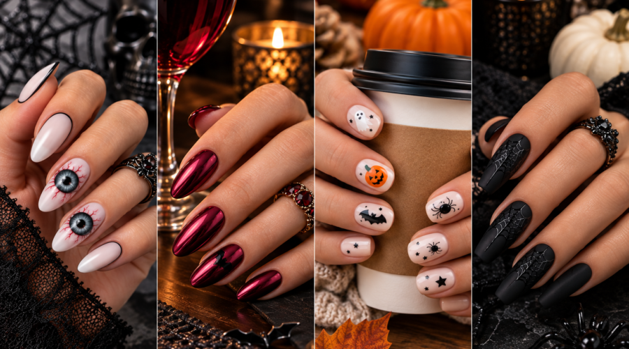 halloween nail designs